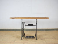 Vintage Sewing Machine Base Table Desk