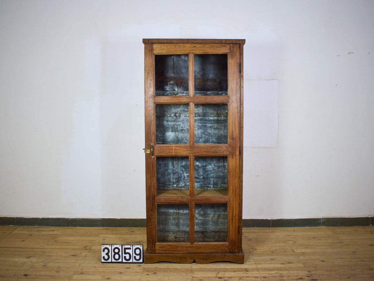 Vintage Wooden Rustic Cupboard Cabinet