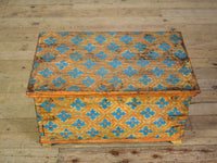 Hand Painted Vintage Chest Trunk Box