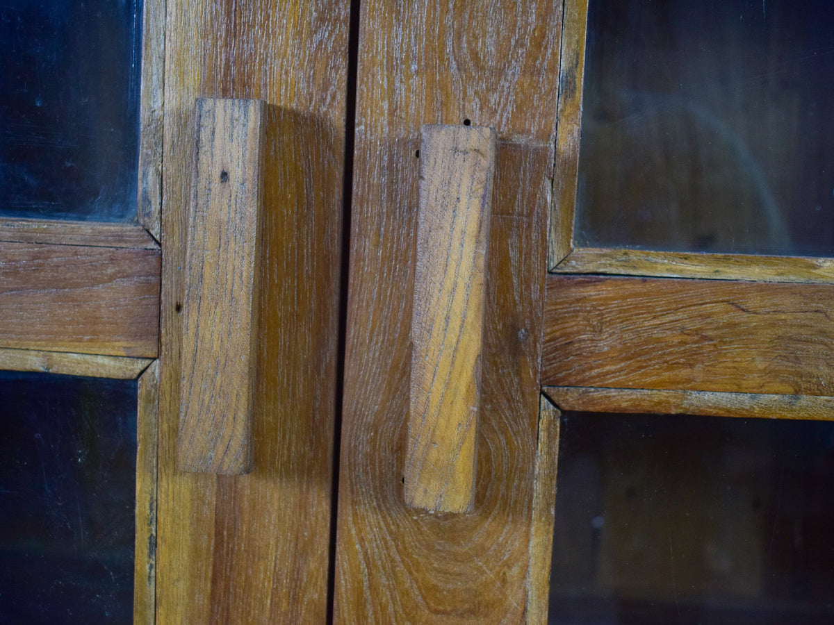 Vintage Rustic Wooden Cupboard Cabinet