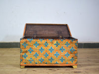 Hand Painted Vintage Chest Trunk Box