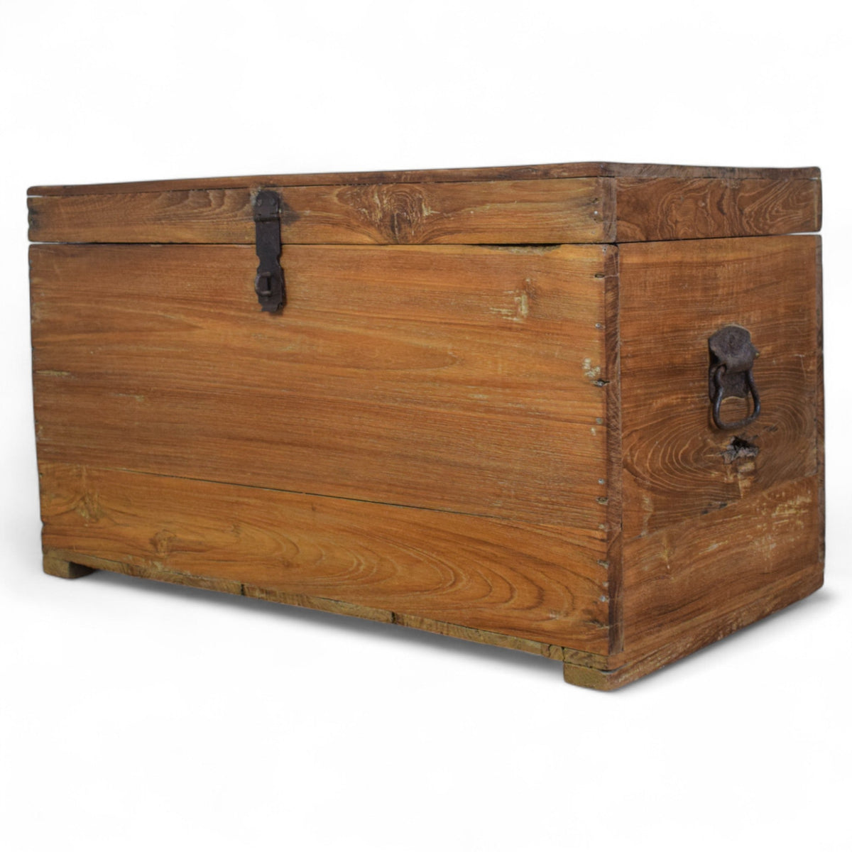 Vintage Rustic Wooden Chest Box