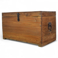 Vintage Rustic Wooden Chest Box