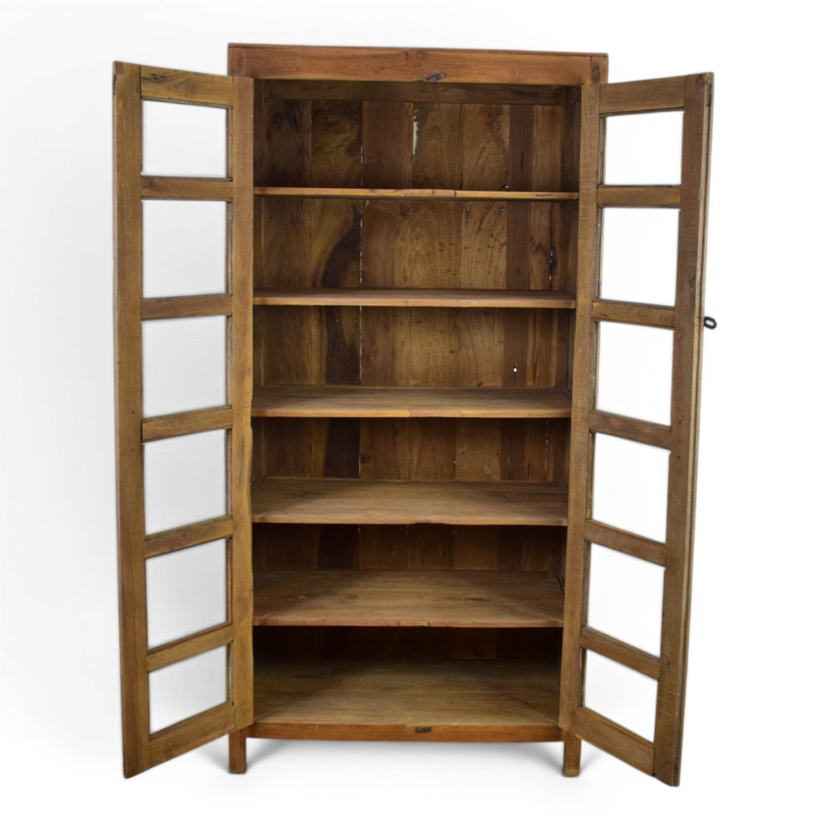 Vintage Rustic Wooden Cupboard Cabinet