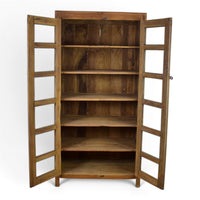 Vintage Rustic Wooden Cupboard Cabinet