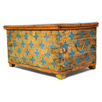 Hand Painted Vintage Chest Trunk Box