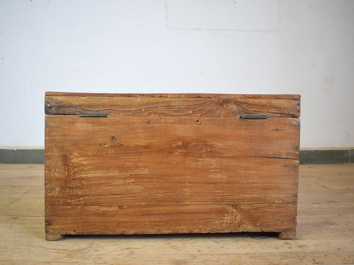 Vintage Rustic Wooden Chest Box