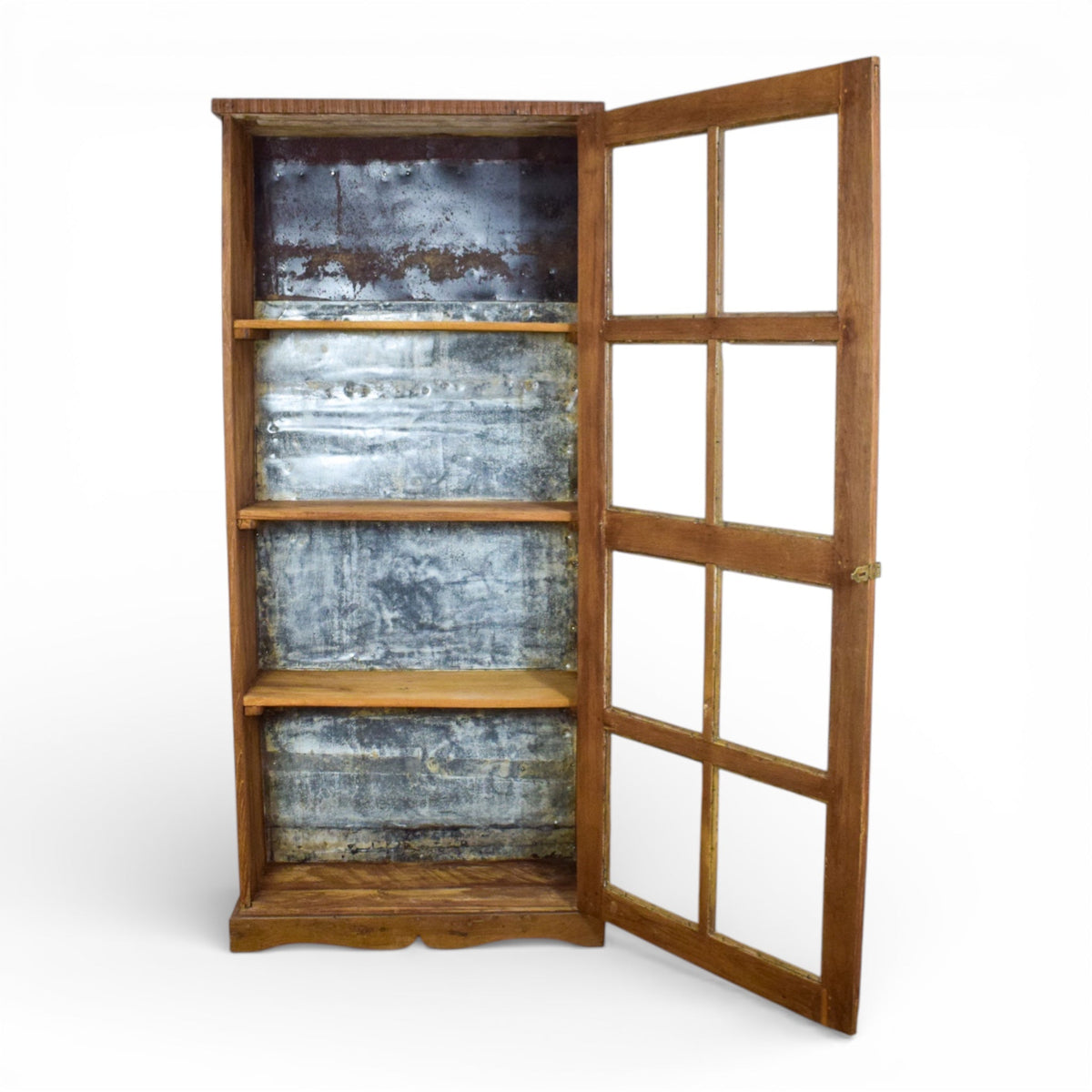 Vintage Wooden Rustic Cupboard Cabinet