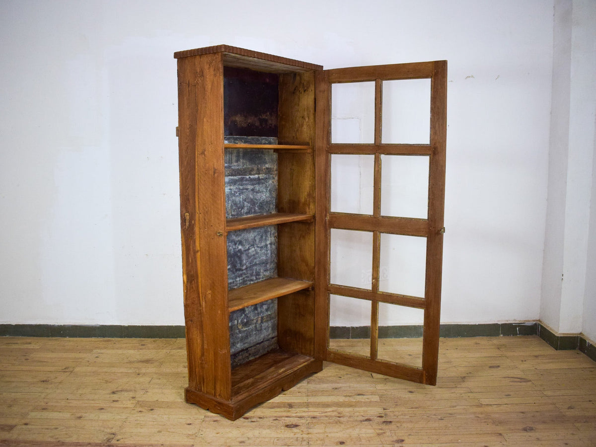 Vintage Wooden Rustic Cupboard Cabinet