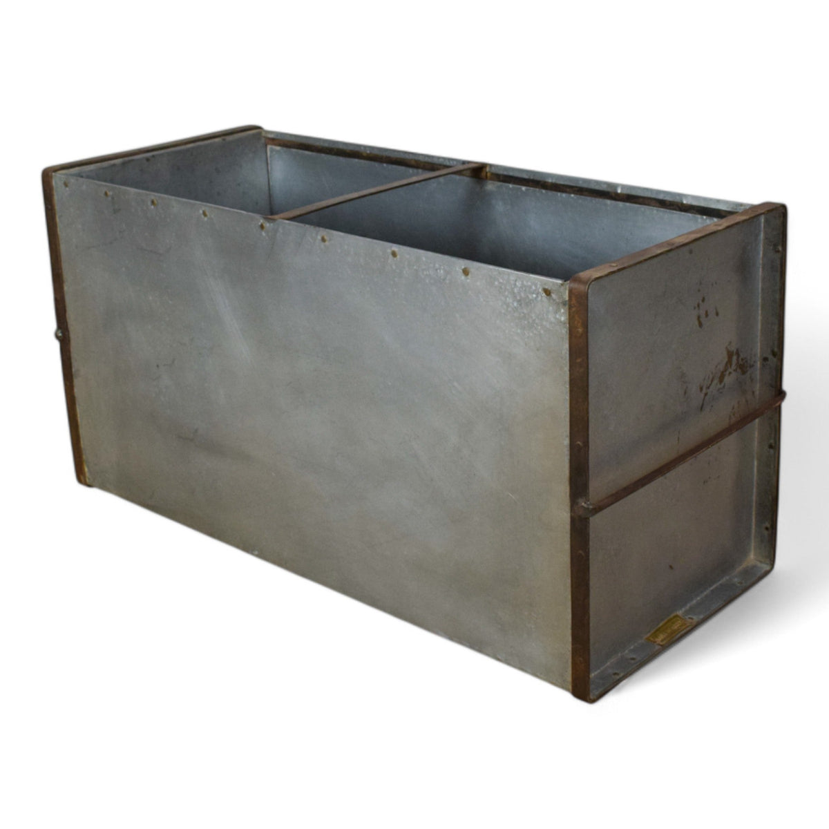 MILLWARDS® XL Handmade Vintage Style Galvanised Trough Planter - 101 cm