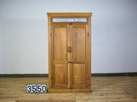 Vintage Rustic Cupboard Cabinet Storage With Antique Tile Decoration