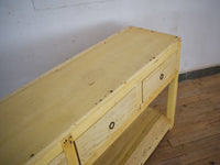 Vintage Solid Wood Rustic Sideboard Cupboard Drawers