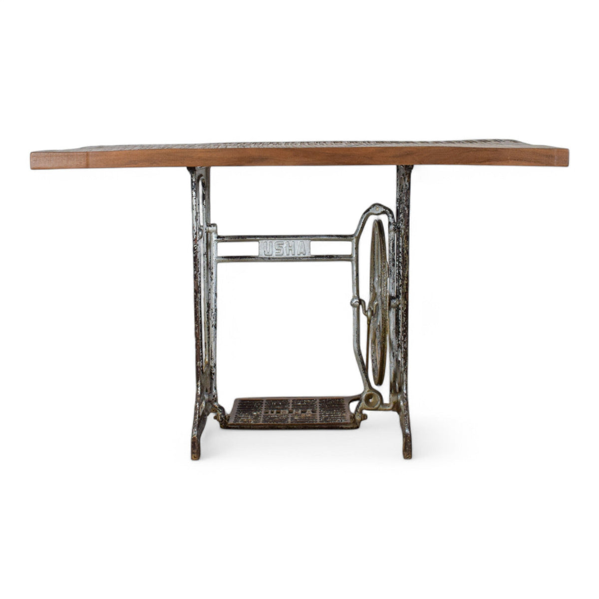 Vintage Sewing Machine Base Table Desk