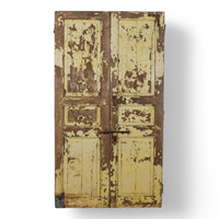Pair of Antique Vintage Indian Panel Doors