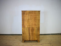 Vintage Worn Painted Rustic Cupboard Cabinet