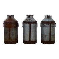 Large Vintage Metal Milk Churn Can Planter