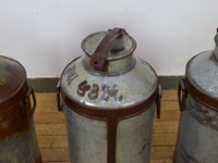 Large Vintage Metal Milk Churn Can Planter