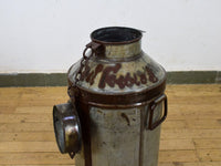 Large Vintage Metal Milk Churn Can Planter