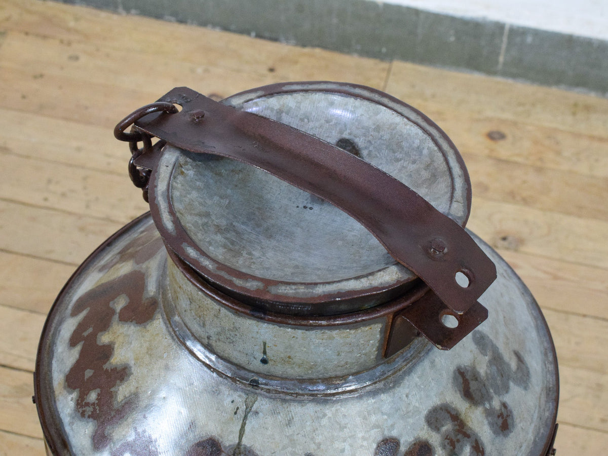 Large Vintage Metal Milk Churn Can Planter