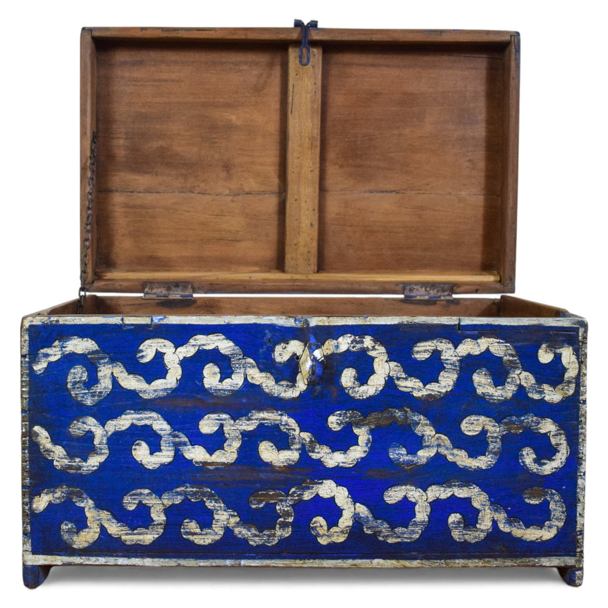 Hand Painted Vintage Chest Trunk Box