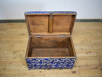 Hand Painted Vintage Chest Trunk Box