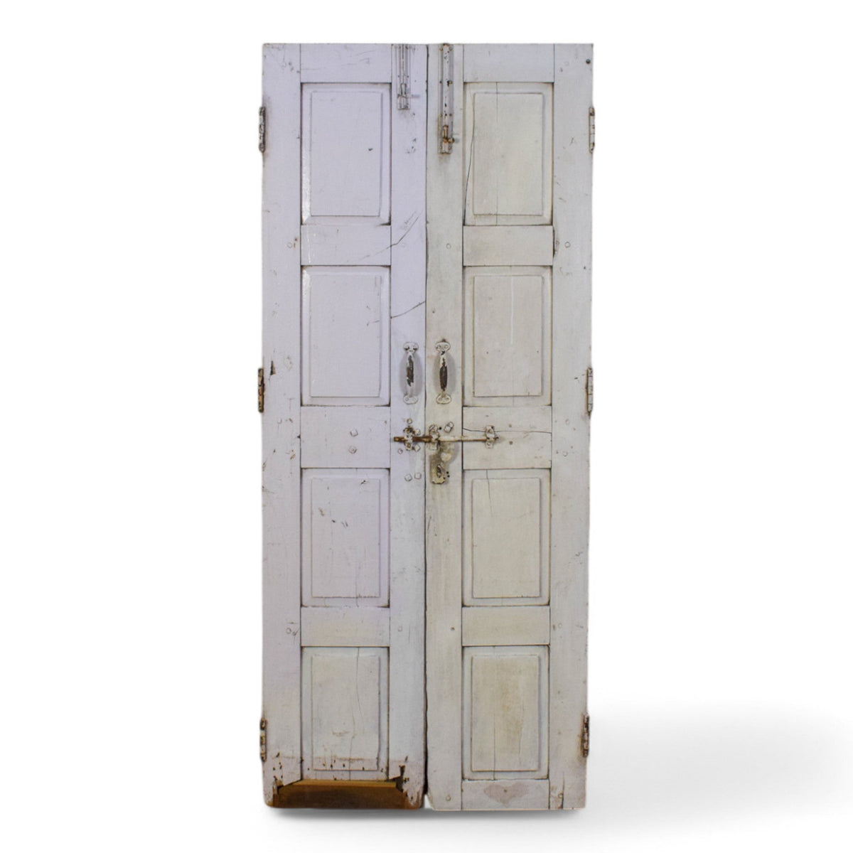 Pair of Antique Vintage Indian Panel Doors