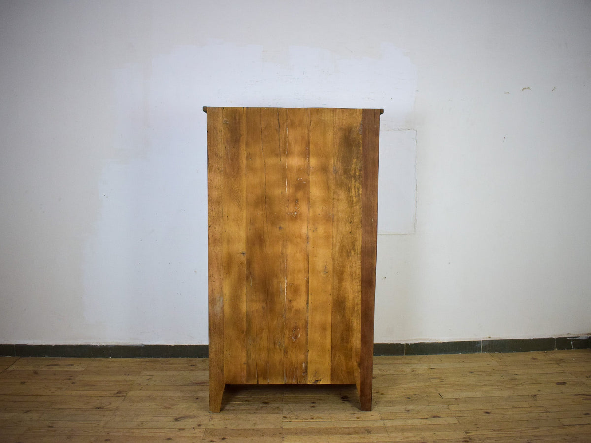 Vintage Worn Painted Rustic Cupboard Cabinet