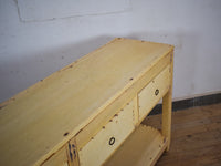 Vintage Solid Wood Rustic Sideboard Cupboard Drawers