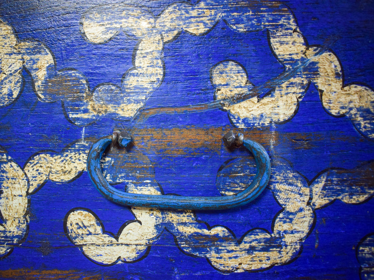 Hand Painted Vintage Chest Trunk Box
