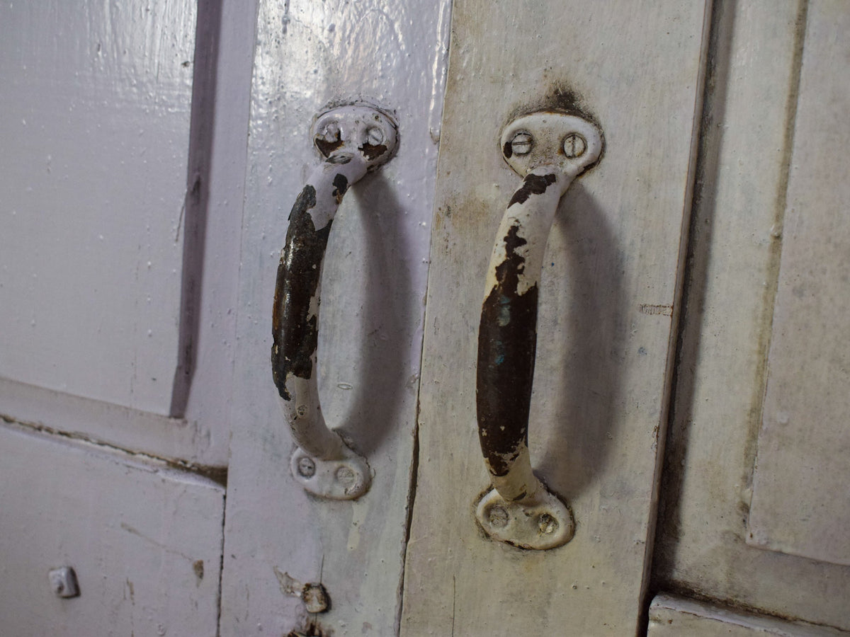 Pair of Antique Vintage Indian Panel Doors