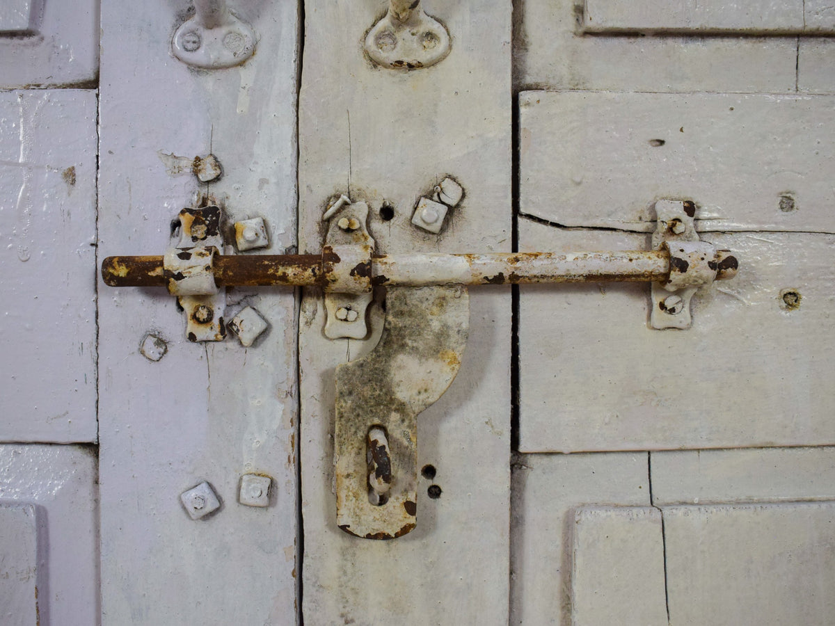 Pair of Antique Vintage Indian Panel Doors