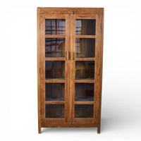 Vintage Wooden Rustic Cupboard Cabinet