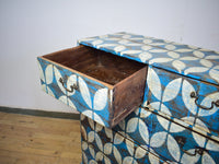 Vintage Rustic Hand Painted Cupboard Cabinet