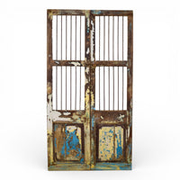 Pair of Antique Vintage Indian Doors Shutters