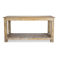 Large Vintage Wooden Sideboard Kitchen Island Display Table