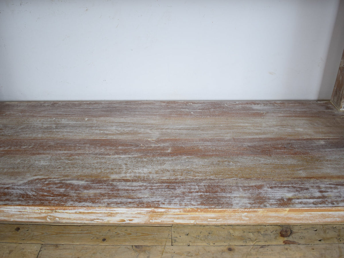 Large Vintage Wooden Sideboard Kitchen Island Display Table
