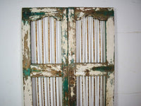 Pair of Antique Vintage Indian Doors Shutters