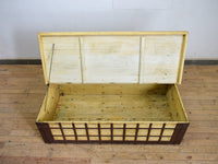Vintage Rustic Wooden Chest Box Coffee Table