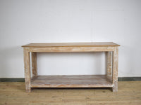 Large Vintage Wooden Sideboard Kitchen Island Display Table