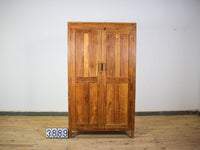 Vintage Rustic Hard Wood Fitted Interior Cupboard Cabinet Storage