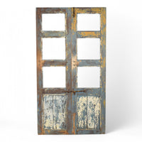 Pair of Antique Vintage Indian Doors Shutters