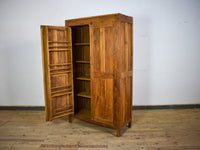 Vintage Rustic Hard Wood Fitted Interior Cupboard Cabinet Storage