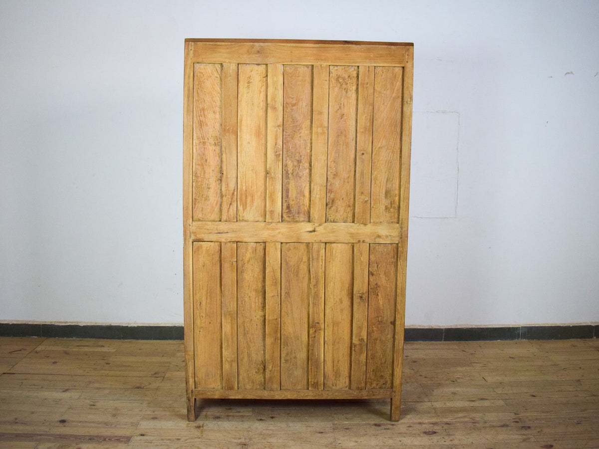 Vintage Rustic Hard Wood Fitted Interior Cupboard Cabinet Storage