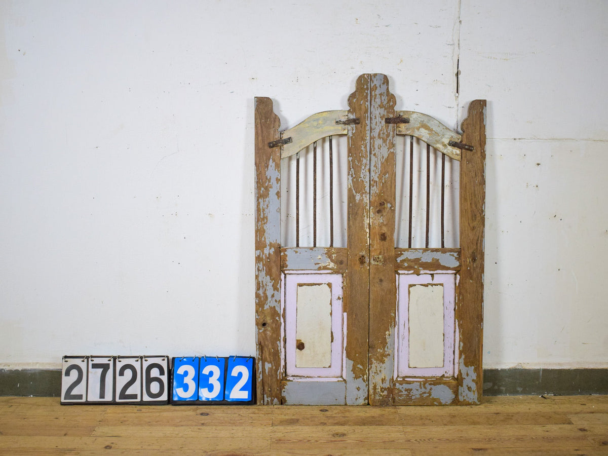 Pair of Vintage Indian Garden Dog Gates