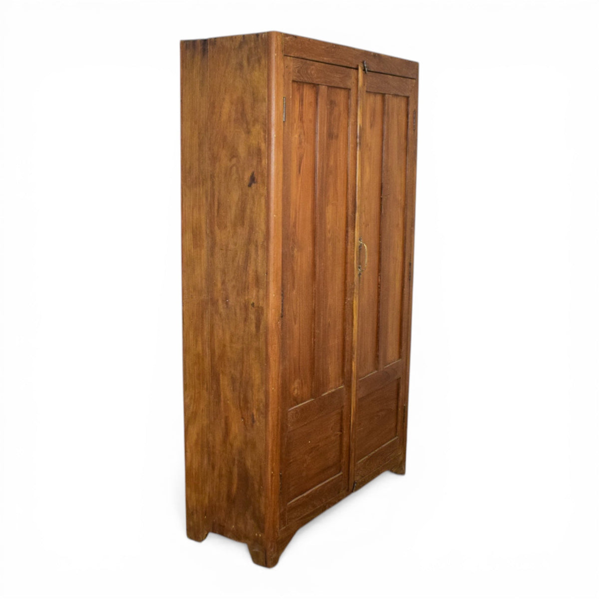 Vintage Large Wooden Rustic Housekeepers Cupboard Cabinet