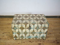 Hand Painted Vintage Chest Trunk Box