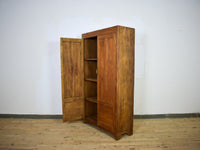 Vintage Large Wooden Rustic Housekeepers Cupboard Cabinet