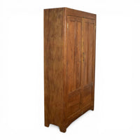 Vintage Large Wooden Rustic Housekeepers Cupboard Cabinet