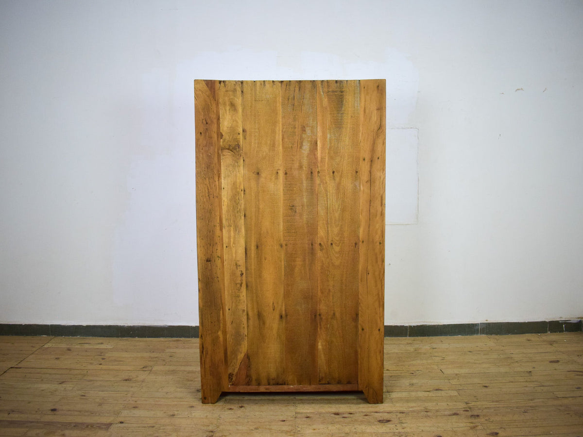 Vintage Large Wooden Rustic Housekeepers Cupboard Cabinet