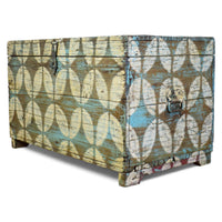 Hand Painted Vintage Chest Trunk Box